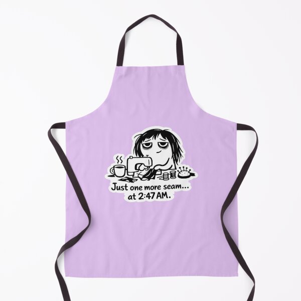 Item preview, Late-Night Sewing – Funny 2AM Seamstress Coffee Addiction Design designed and sold by EverStitchStudio ★★★★★.