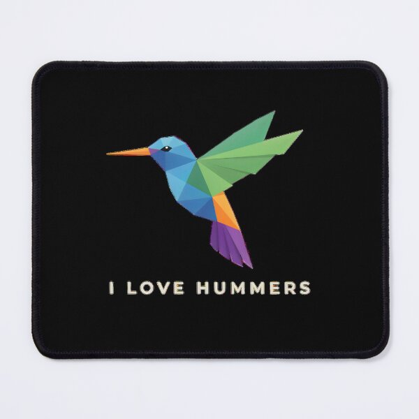 Item preview, I Love Hummers Retro Bird Lover with Hummingbird Charm designed and sold by Redgiant87x.