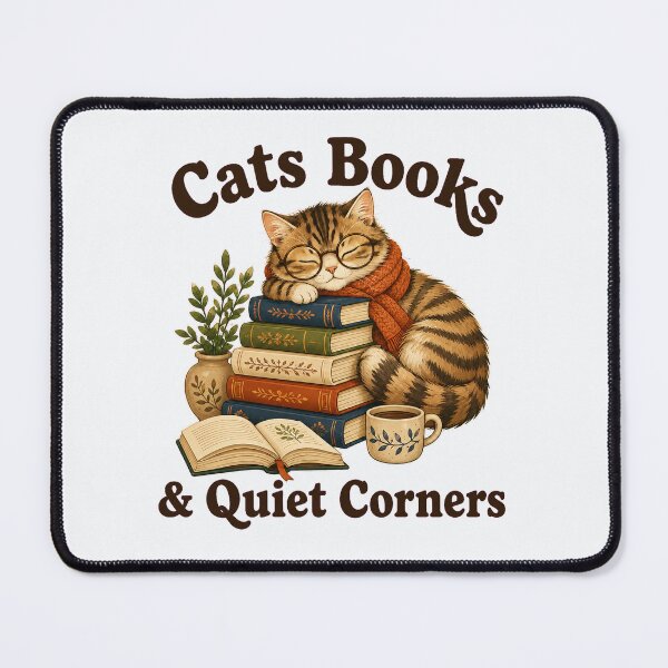 Item preview, Cat Books Quiet Corners Reader Shirt designed and sold by Passionread.