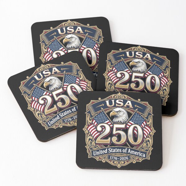 Item preview, USA 250th Anniversary Eagle Patriotic Emblem designed and sold by timizar.