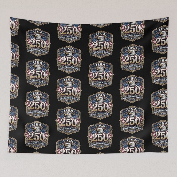 Item preview, USA 250th Anniversary Eagle Patriotic Emblem designed and sold by timizar.