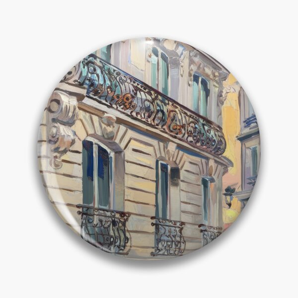 Item preview, French City Street Impressionist Painting designed and sold by CARRAANN.