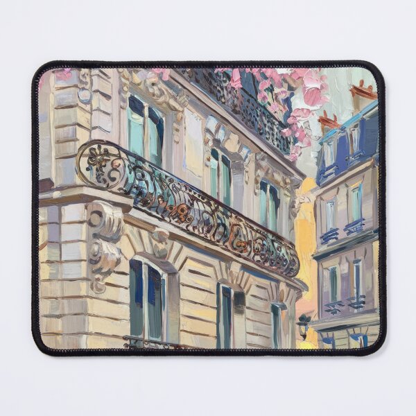 Item preview, French City Street Impressionist Painting designed and sold by CARRAANN.