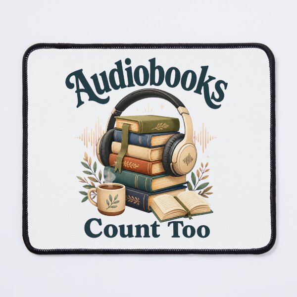 Item preview, Audiobooks Count Too Book Lover Shirt designed and sold by Passionread.