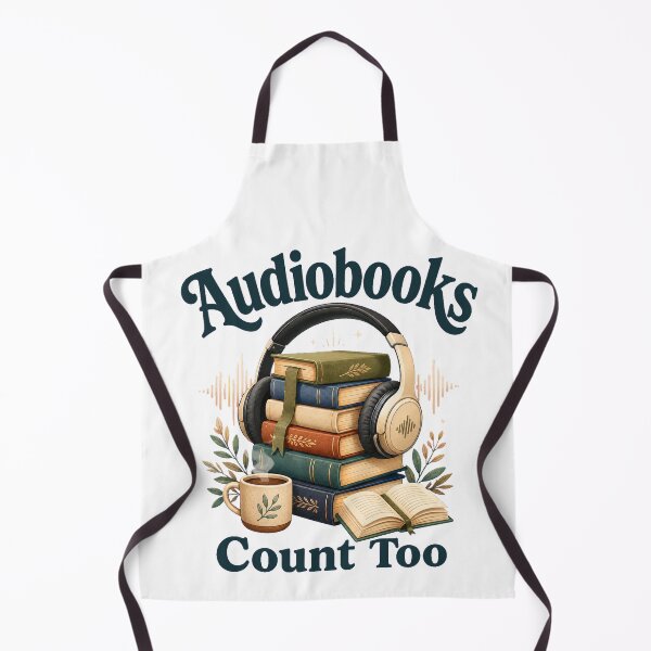 Item preview, Audiobooks Count Too Book Lover Shirt designed and sold by Passionread.