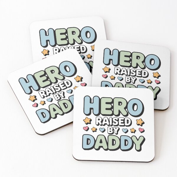 Item preview, Raised By Daddy – Little Hero Design designed and sold by MiniVibeCo.