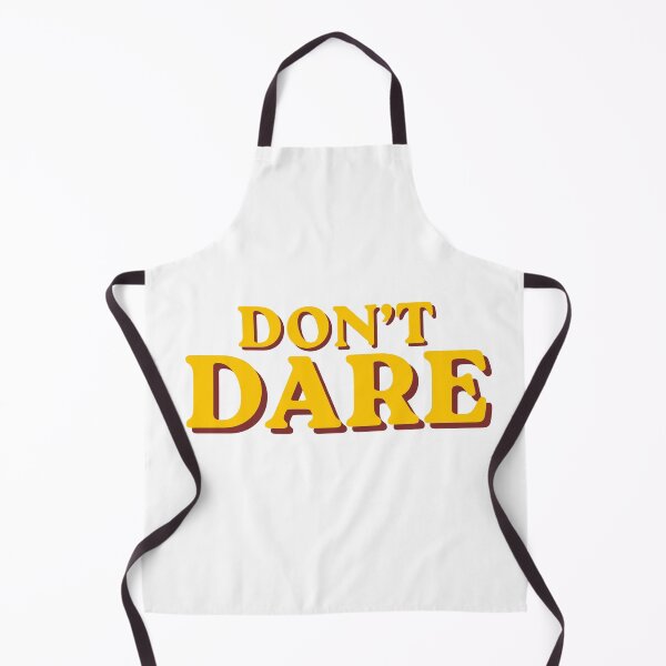 Item preview, Don't Dare Retro Quote Artwork designed and sold by FlowerBanks.