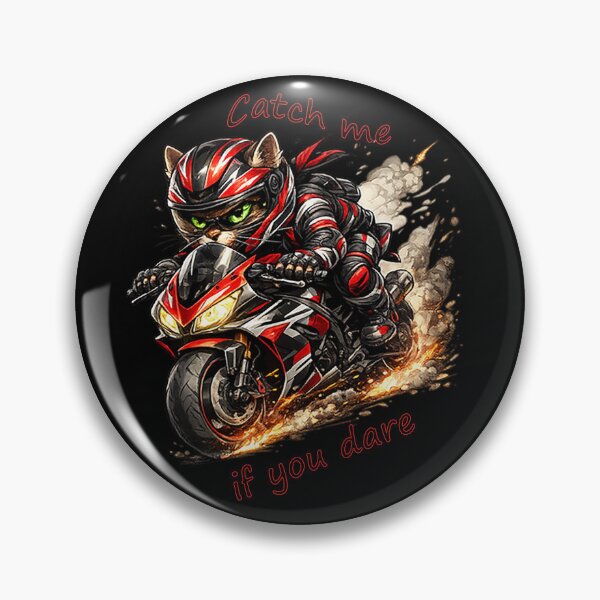 Aperçu de l'œuvre Attrape-moi si tu l'oses, Cat Motorcycle créée et vendue par Ayoub0797.