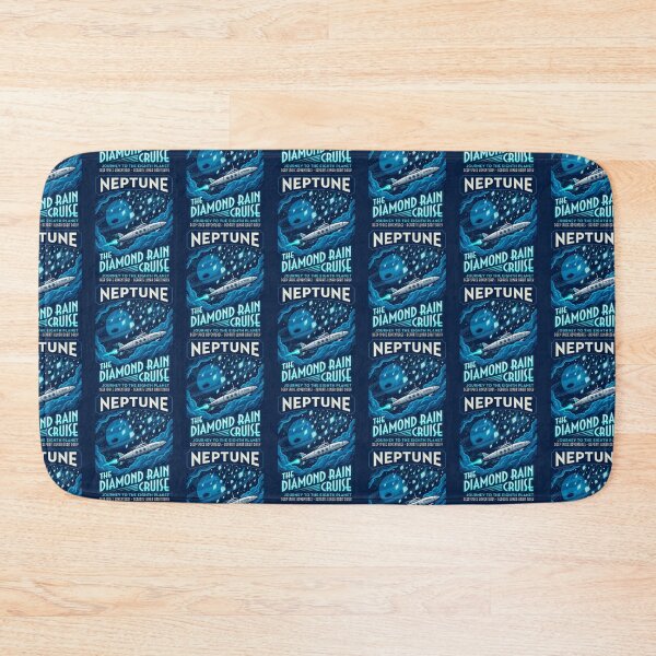 Item preview, Neptune Retro NASA Travel Poster Diamond Rain Cruise designed and sold by RetroRewind Studio.