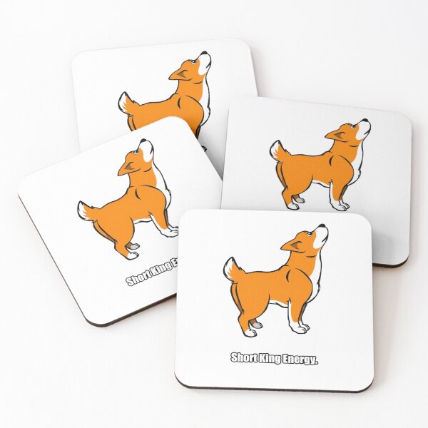 Item preview, Corgi Sticker - Short King Energy - Funny Corgi Owner Gift designed and sold by pawdrops.