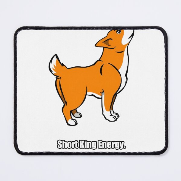Item preview, Corgi Sticker - Short King Energy - Funny Corgi Owner Gift designed and sold by pawdrops.