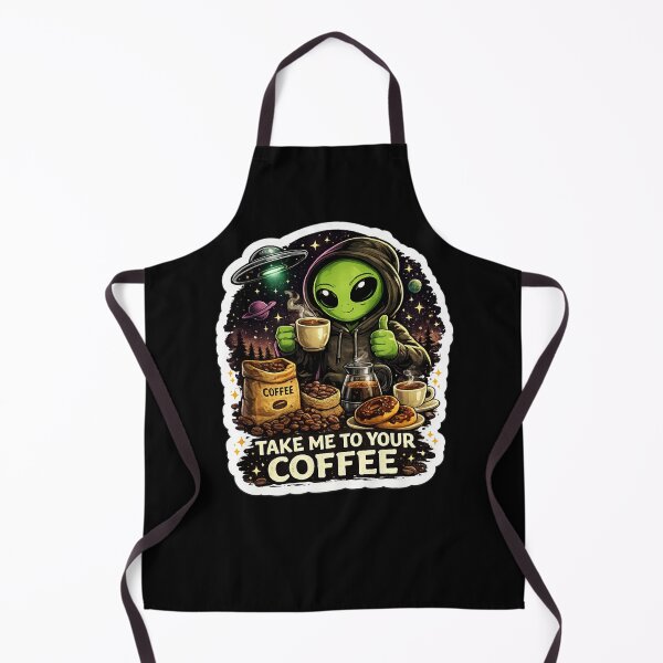 Item preview, Take Me To Your Coffee Alien designed and sold by TheZyro.