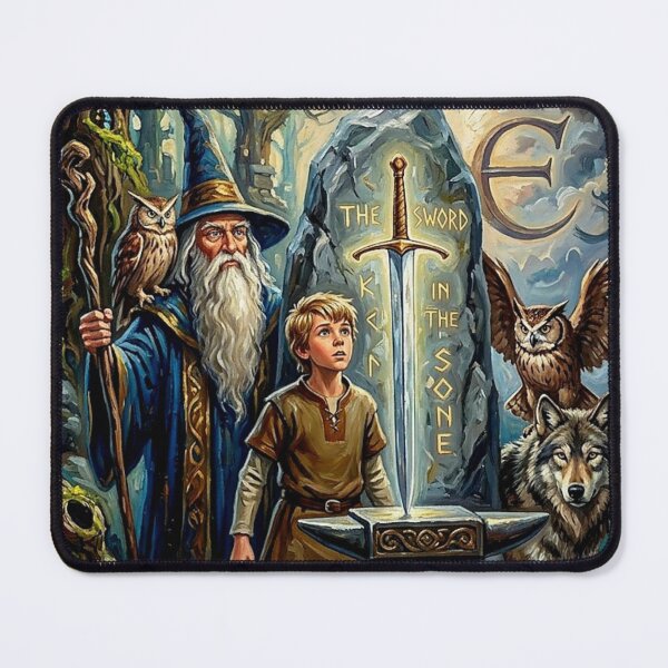 Item preview, Destiny Awakens – The Sword in the Stone Fine Art Print designed and sold by Art's Diner.