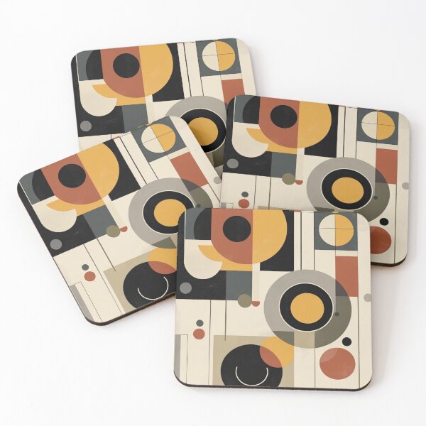 Item preview, Architectural Depth Modern Shapes Mural Art designed and sold by EnmarcArt.
