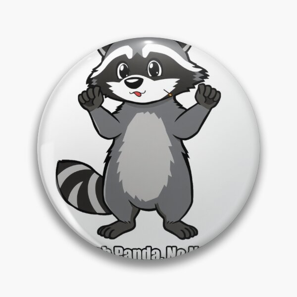 Item preview, Raccoon Sticker - Trash Panda No Notes - Funny Raccoon Lover Gift designed and sold by pawdrops.