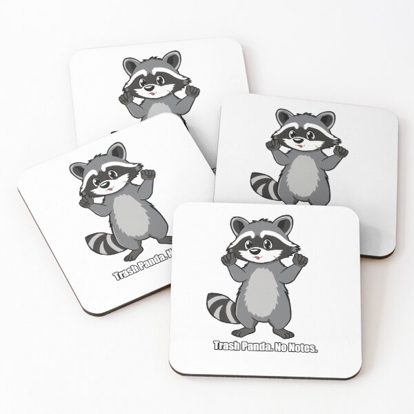Item preview, Raccoon Sticker - Trash Panda No Notes - Funny Raccoon Lover Gift designed and sold by pawdrops.