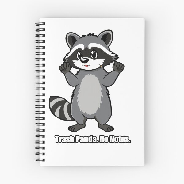 Item preview, Raccoon Sticker - Trash Panda No Notes - Funny Raccoon Lover Gift designed and sold by pawdrops.