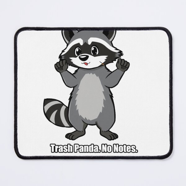 Item preview, Raccoon Sticker - Trash Panda No Notes - Funny Raccoon Lover Gift designed and sold by pawdrops.