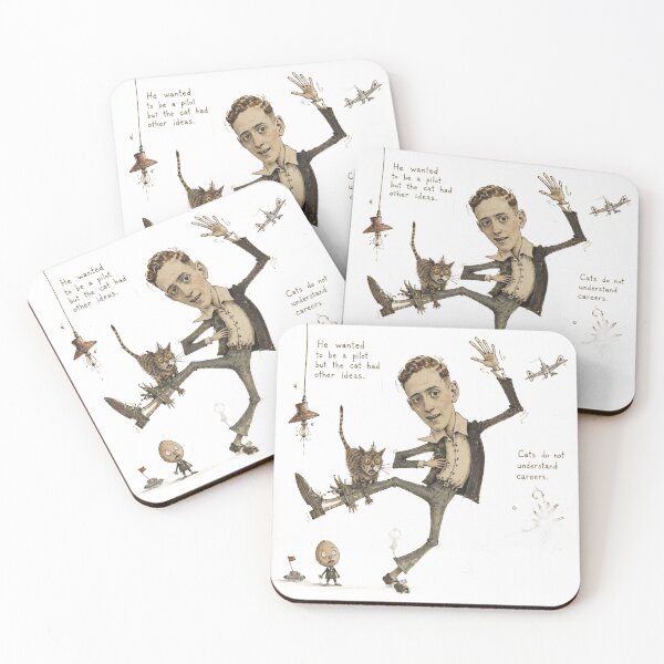 Item preview, A charature drawing of a man with animals. designed and sold by alexgeiart.