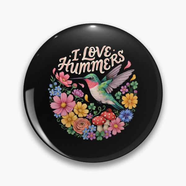 Item preview, I Love Hummers Colorful Hummingbird for Dedicated Bird Lovers designed and sold by Redgiant87x.