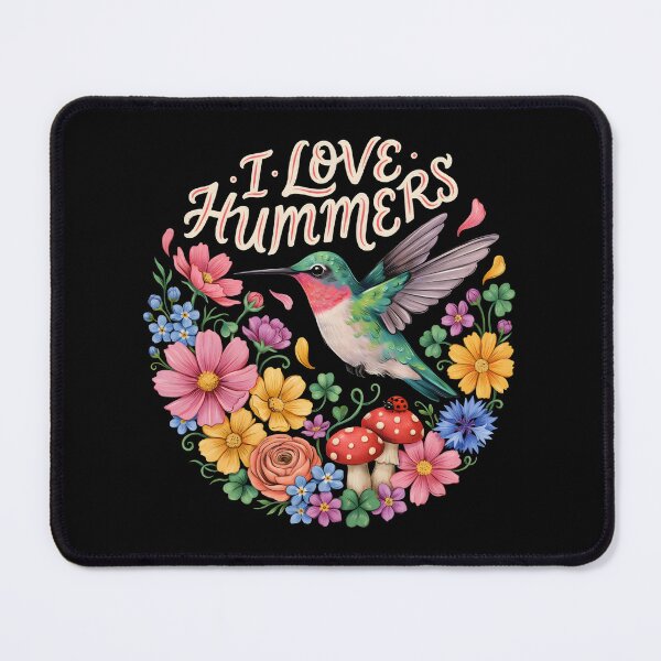 Item preview, I Love Hummers Colorful Hummingbird for Dedicated Bird Lovers designed and sold by Redgiant87x.