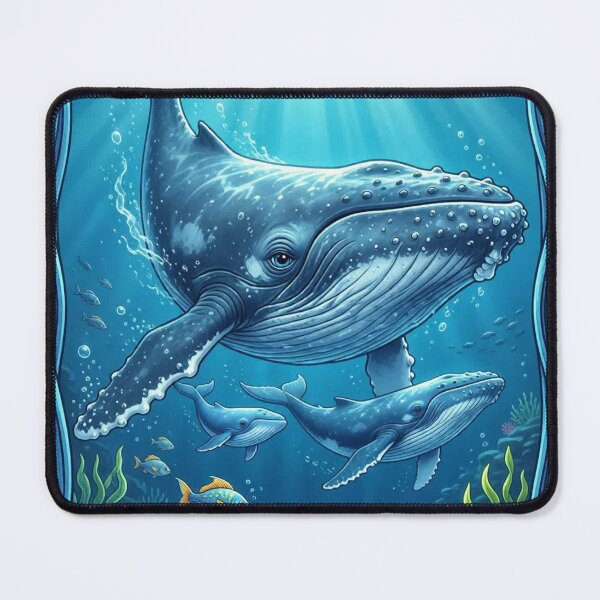 Item preview, Blue Whale in Ocean designed and sold by UdertakerSHOP.