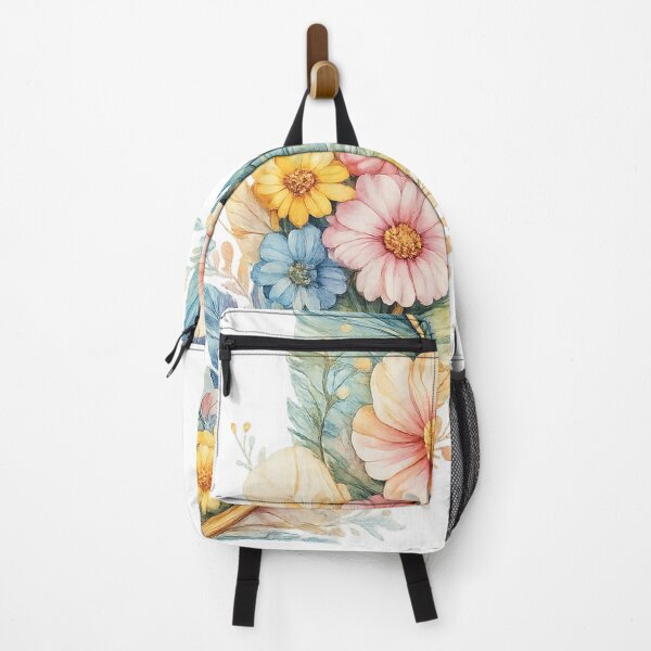 Item preview, Pastel Feather Floral Watercolor designed and sold by myJPEG.