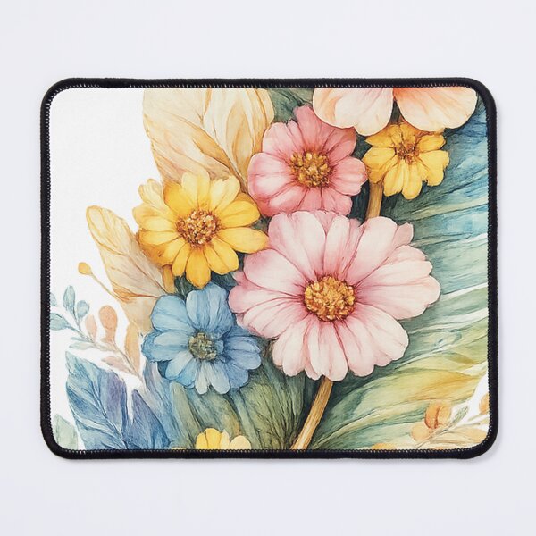 Item preview, Pastel Feather Floral Watercolor designed and sold by myJPEG.