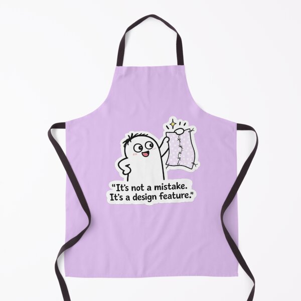 Item preview, Creative Seam – Funny Crooked Stitch Sewing Humor Flork Style Design designed and sold by EverStitchStudio ★★★★★.