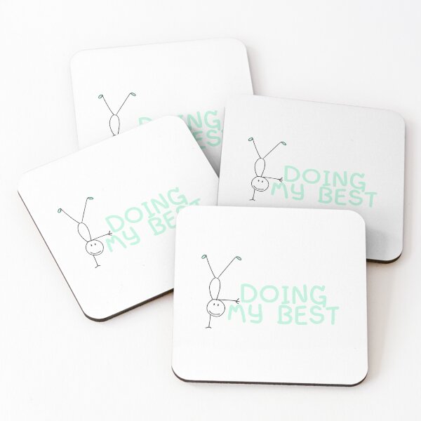 Item preview, Doing My Best Cute Doodle Art designed and sold by FlowerBanks.