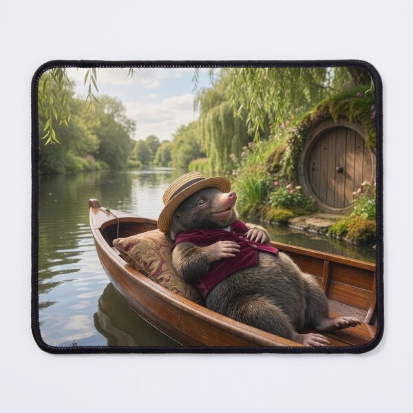 Item preview, Moley Spends Afternoon in a Boat on the River designed and sold by Tridentulus.