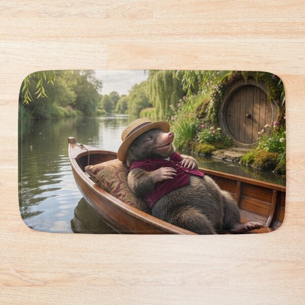 Item preview, Moley Spends Afternoon in a Boat on the River designed and sold by Tridentulus.