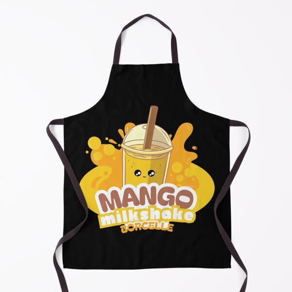 Item preview, Cute Mango Milkshake Design | Kawaii Tropical Drink Illustration designed and sold by LunaVales.