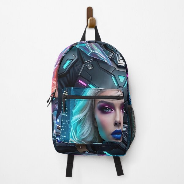 Item preview, Cyberpunk Neon Android Queen designed and sold by ToxicInkArt.