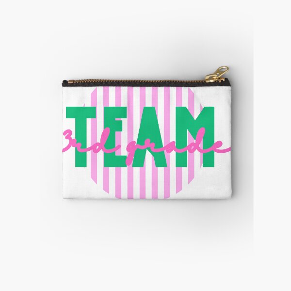 Item preview, Third Grade Team - Preppy Pink Stripe designed and sold by Salt&Light.