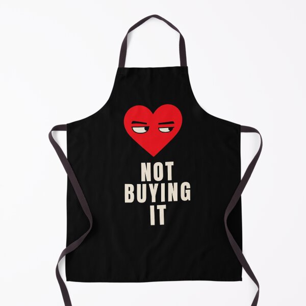 Item preview, Not Buying It Sarcastic Heart designed and sold by Lyfeinsights.