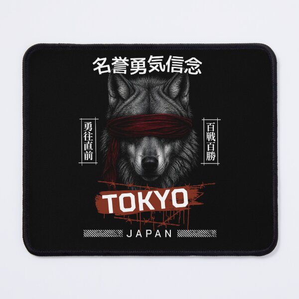 Item preview, Japanese Wolf Warrior – Tokyo Japan Streetwear Design designed and sold by 3T3rnalArts.