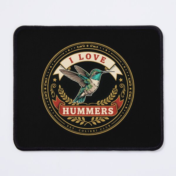 Item preview, I Love Hummers Funny Colibri Lover for Bird Watching Enthusiasts designed and sold by Redgiant87x.