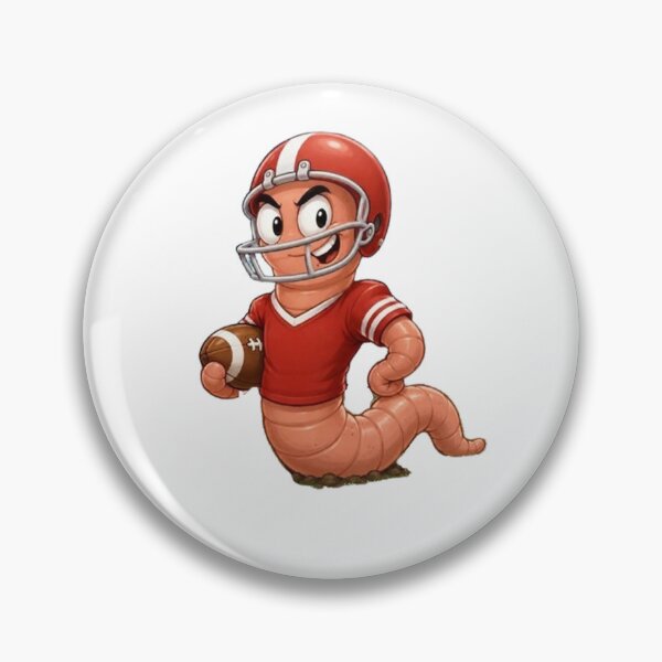 Item preview, football worm designed and sold by Gokuxtreme.