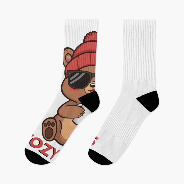 Item preview, Cozy Vibes - Cute Rockstar Coffee Bear designed and sold by BrokenVibe.
