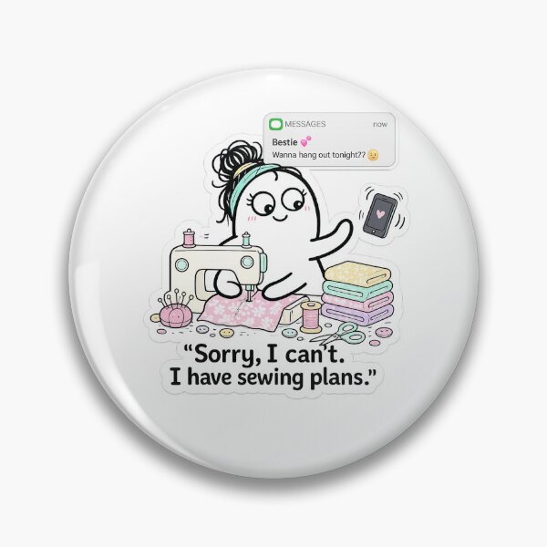 Item preview, Canceling Plans – Funny Sewing Priority Seamstress Flork Style Design designed and sold by EverStitchStudio ★★★★★.