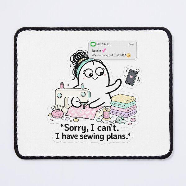 Item preview, Canceling Plans – Funny Sewing Priority Seamstress Flork Style Design designed and sold by EverStitchStudio ★★★★★.