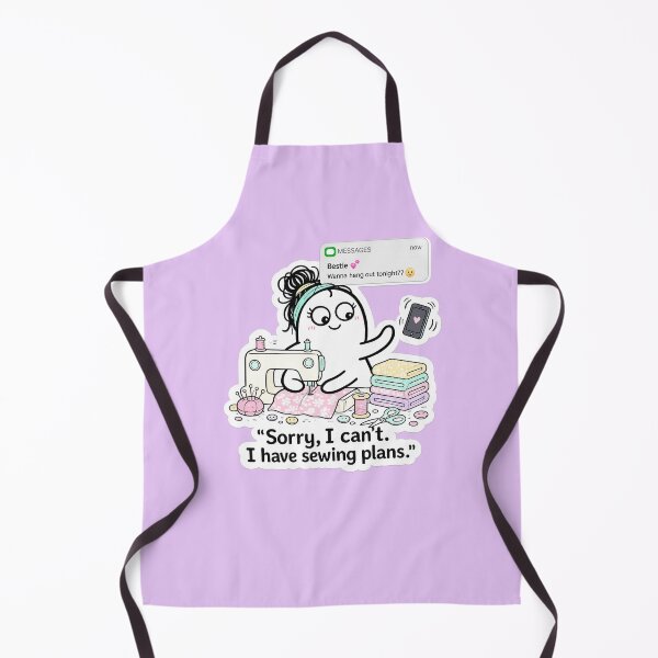 Item preview, Canceling Plans – Funny Sewing Priority Seamstress Flork Style Design designed and sold by EverStitchStudio ★★★★★.