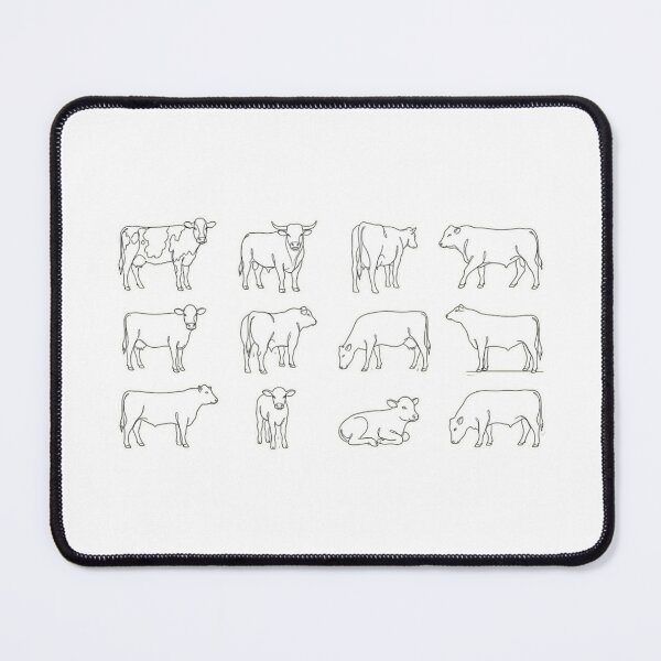 Item preview, Linework Cattle designed and sold by Armour & Ink Co..