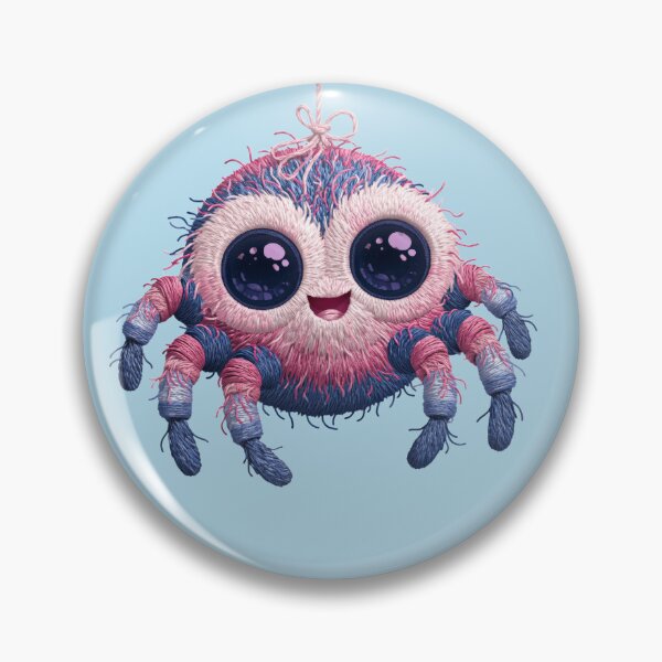 Item preview, Cute Hanging Spider Embroidery designed and sold by MegaNovaArt.