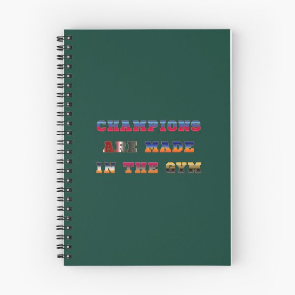 Item preview, Champions are Made in the Gym #3 designed and sold by Holy JM Designs.