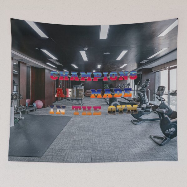 Artikelvorschau, Champions werden im Fitnessstudio gemacht #3 entworfen und verkauft von Holy JM Designs.