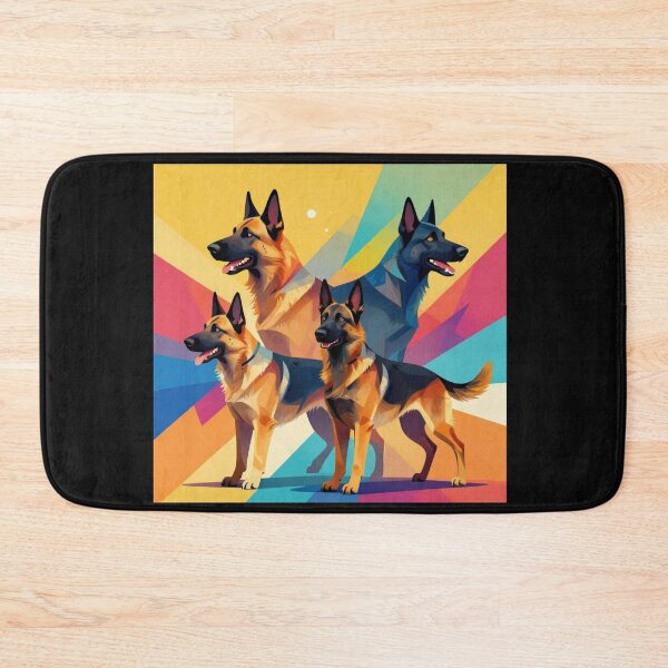 Item preview, Colorful German Shepherd Geometric Art designed and sold by Wild Hare.