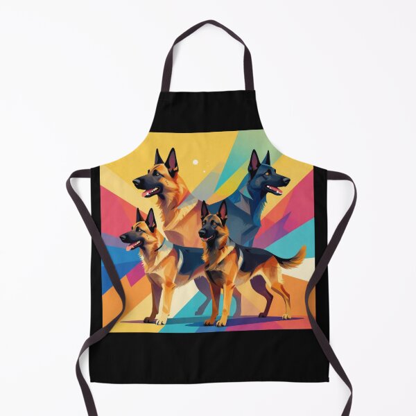 Item preview, Colorful German Shepherd Geometric Art designed and sold by Wild Hare.
