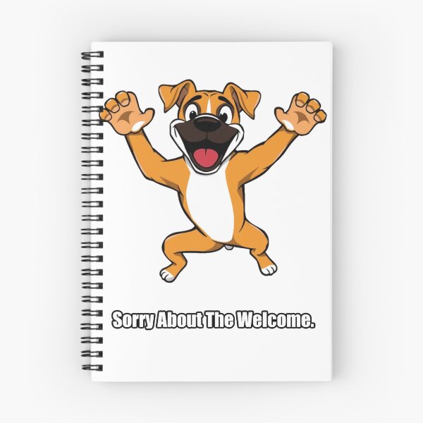 Item preview, Boxer Sticker - Sorry About The Welcome - Funny Boxer Dog Owner Gift designed and sold by pawdrops.